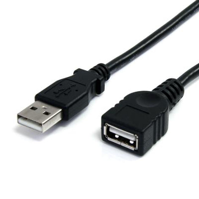 StarTech USBEXTAA10BK 10ft USB Extension Cable (Black)