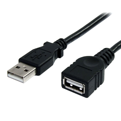 StarTech USBEXTAA3BK 3ft USB Extension Cable (Black)
