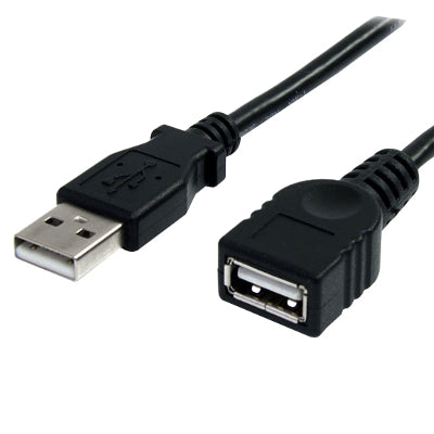 StarTech USBEXTAA6BK 6ft USB Extension Cable (Black)