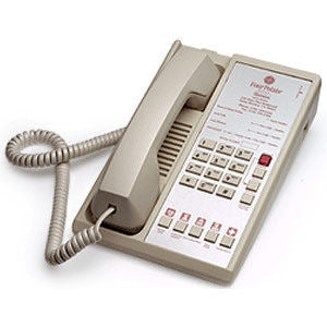 Teledex DIA65139 Diamond +5 Single Line Guestroom Telephone (Ash)