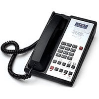 Teledex DIA651491 Diamond+ S-5 Single-Line Guestroom Telephone (Black)