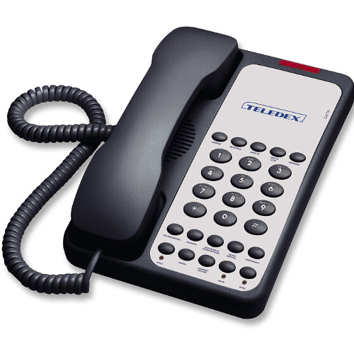 Teledex OPL763391 Opal 1010S Single-Line 10-Guest Key Hospitality Phone with Speakerphone