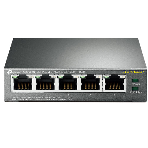 TP-Link TL-SG1005P 5-Port Unmanaged Gigabit Switch