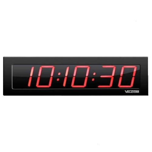 Valcom VIP-D640ADS 4 inch 6-Digit IP Double-Sided Digital Clock