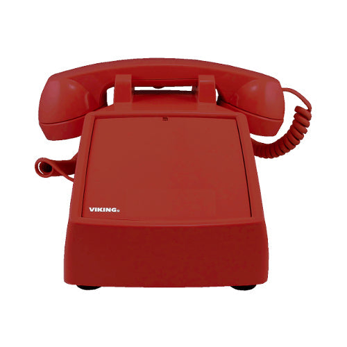 Viking K-1500-P No Dial Desk Phone (Red)