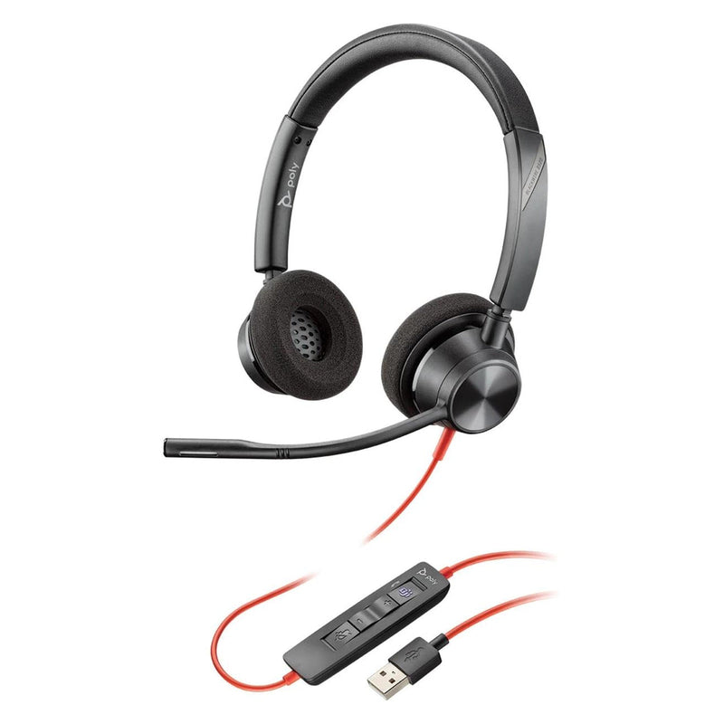 Plantronics Blackwire 3320, BW3320 USB-A Headset (New)