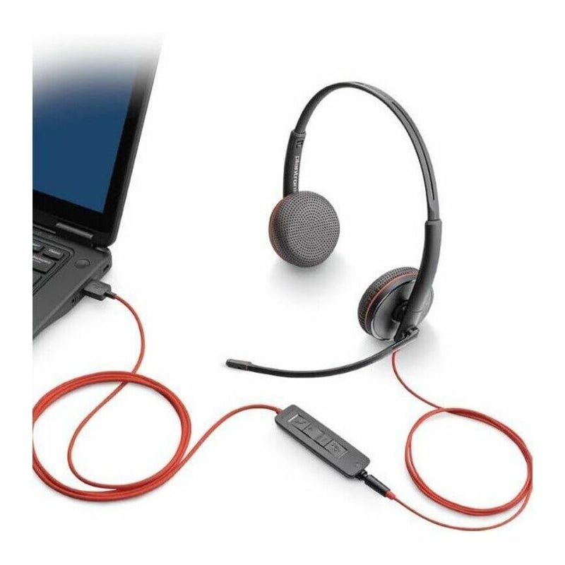 Poly Blackwire C3220 USB Type-A Binaural Headset TAA HP 8S0L9A6