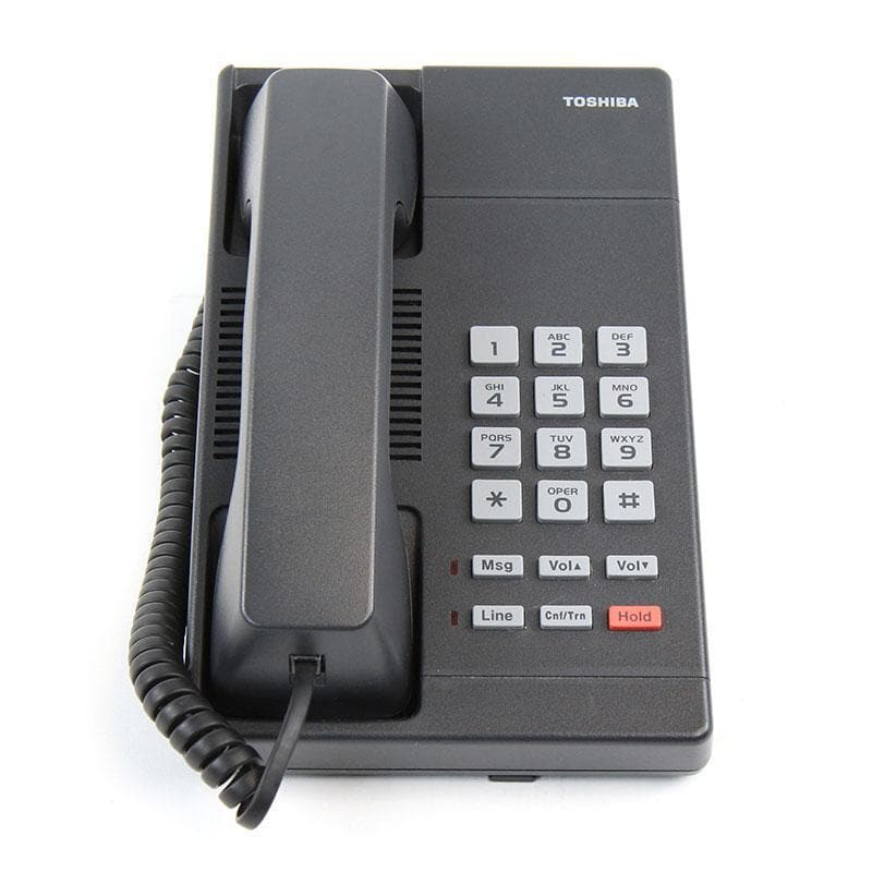 Toshiba DKT-2001 Single Line Digital Phone (Charcoal/Refurbished)