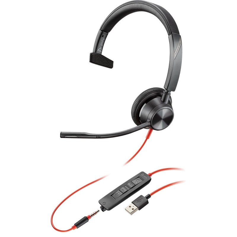 Plantronics 213936-01 Blackwire 3315, BW3315 USB-A Headset (New)