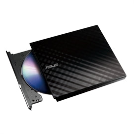 ASUS Slim DVDRW SDRW-08D2S-U BLK G AS 8X USB Black for PC Mac and Laptop (New)