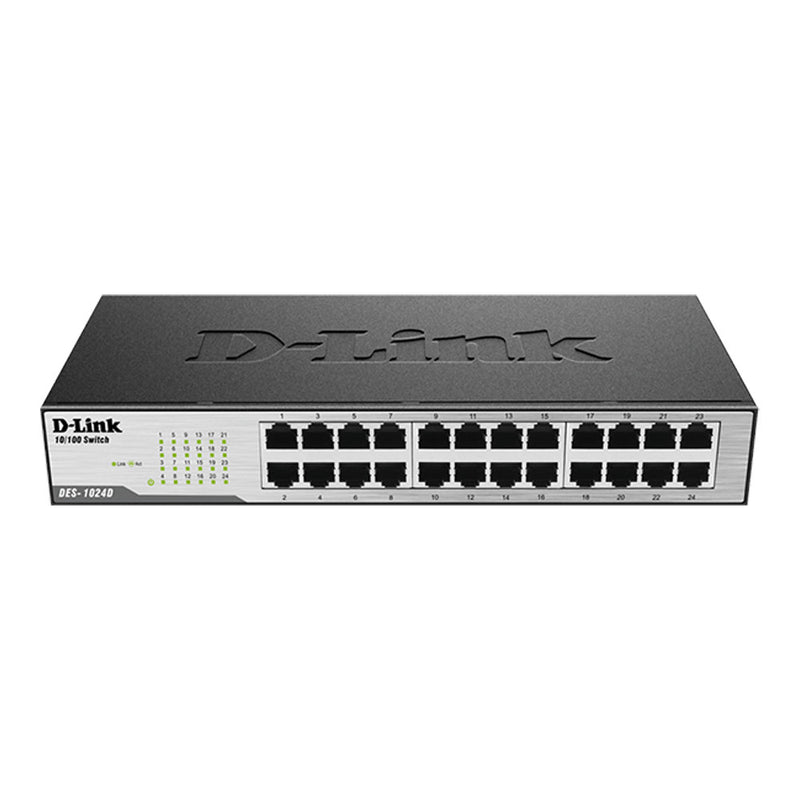 D-Link DES-1024D 24-Port Fast Ethernet Unmanaged Switch (New)