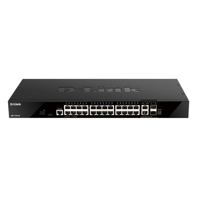 D-Link DGS-1520-28 28-Port Layer 3 Stackable Smart Managed Switch (New)