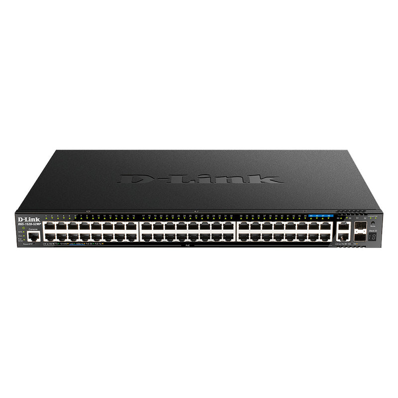 D-Link DGS-1520-52MP 52-Port Layer 3 Stackable Smart Managed Switch (New)