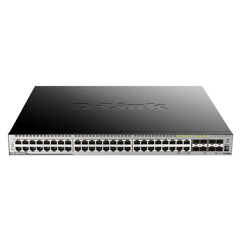 D-Link DGS-3630-52PC/SI 52-Port Layer 3 Stackable Managed Gigabit PoE Switch (New)