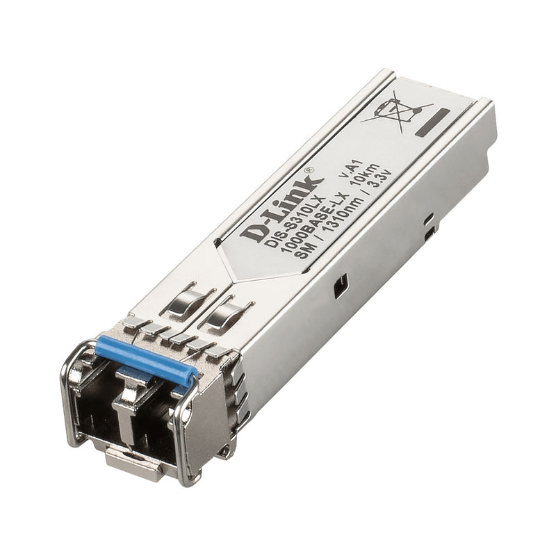 D-Link DIS-S310LX 1-Port Mini GBIC SFP to 1000BaseLX Single Mode 10KM Fiber Transceiver (New)