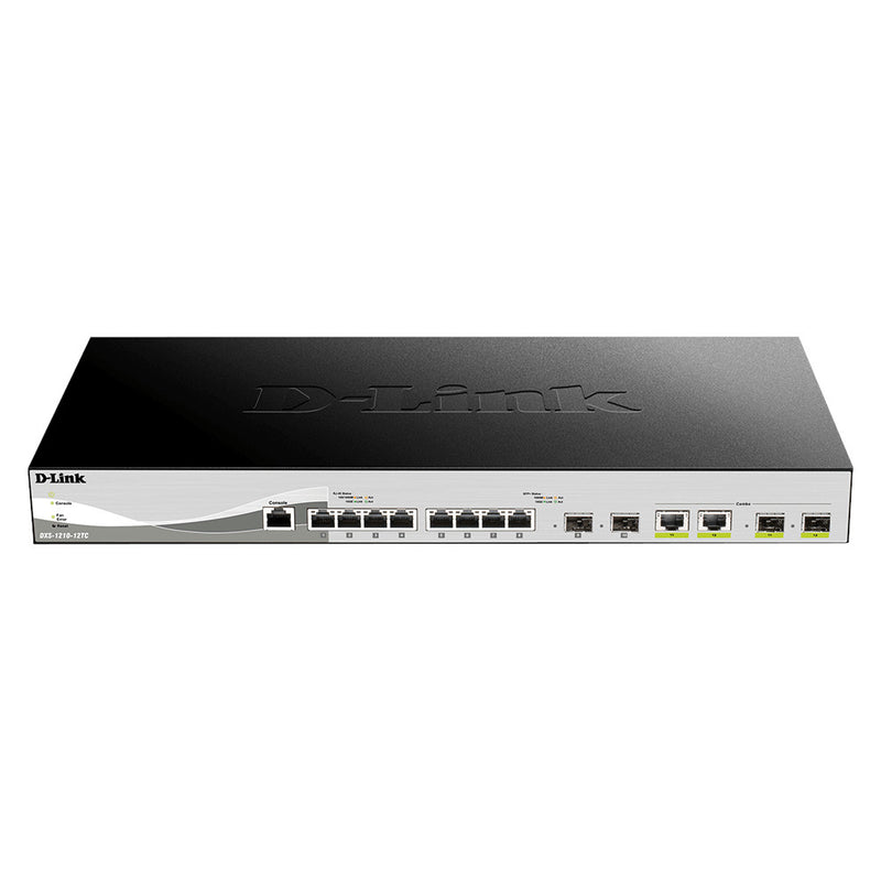 D-Link DXS-1210-12TC 12-Port Web Smart 10-Gigabit Ethernet Switch (New)