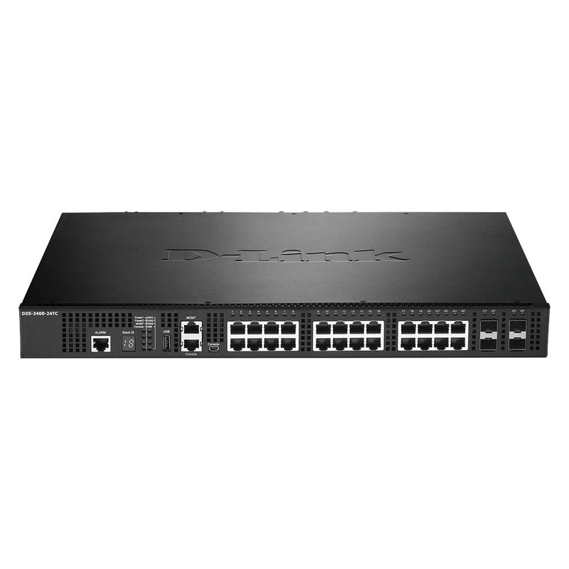 D-Link DXS-3400-24TC 24-Port Layer 3 Stackable 10-Gigabit Managed Switch (New)