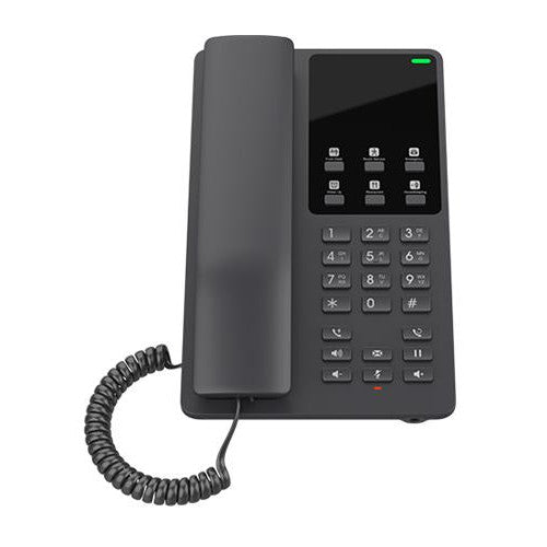 Grandstream GHP621 Desktop Hotel IP Phone (Black/New)