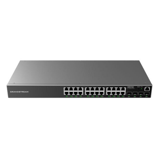 Grandstream GWN7803 24-Port Gigabit L2+ Managed Network Switch (New)