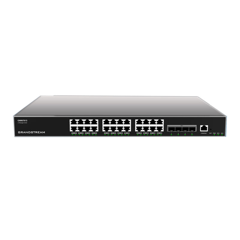 Grandstream GWN7813 24-Port Enterprise Layer 3 Managed Network Switch (New)