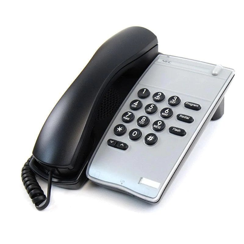 NEC 780020 DTR-1-1 Single-Line Phone (Black/Refurbished)