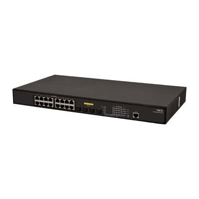 NEC B02014-F1007 QX-S1016GT-4G-PW 16-Port PoE Gigabit Ethernet Switch (New)