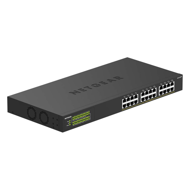 Netgear GS324PP-100NAS 24-Port Gigabit Ethernet Unmanaged PoE+ Switch (New)