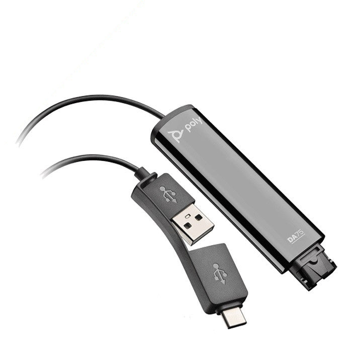 Plantronics 218266-01 Poly DA75 USB Adapter HP 786C6AA (New)