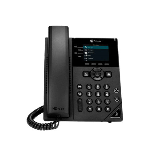 Polycom 2200-48820-019 VVX 250 Desktop Business IP Phone Skype for Business Edition Without Power Supply (New)