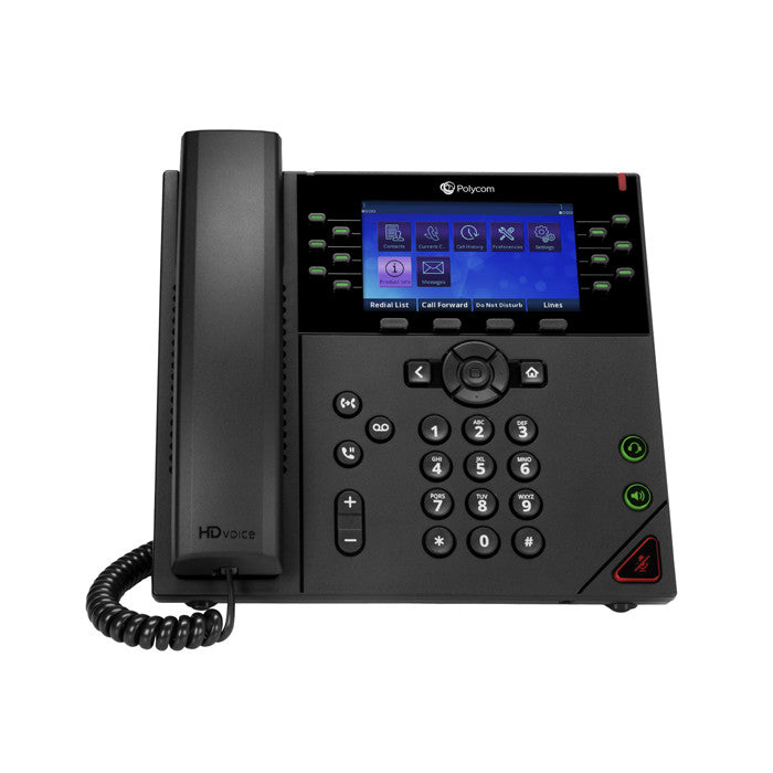 Polycom G2200-48840-025 VVX 450 12-Line Desktop Business IP Phone Without Power Supply TAA Compliant (New)