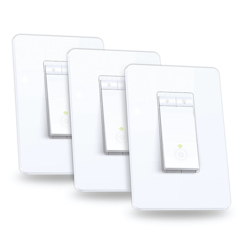 TP-Link HS220P3 Kasa Smart Wi-Fi Light Switch, Dimmer 3-Pack (New)