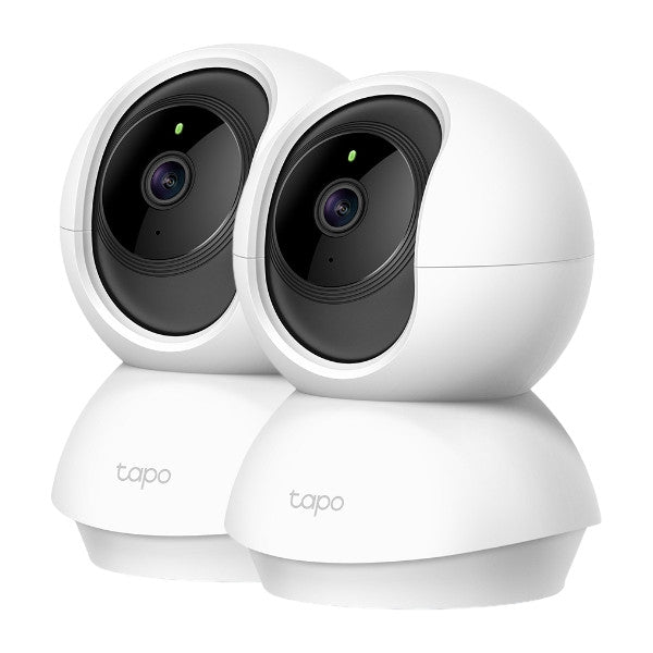 TP-Link Tapo C210P2 Pan Tilt Home Security Wi-Fi Camera 3MP 2-Pack (New)