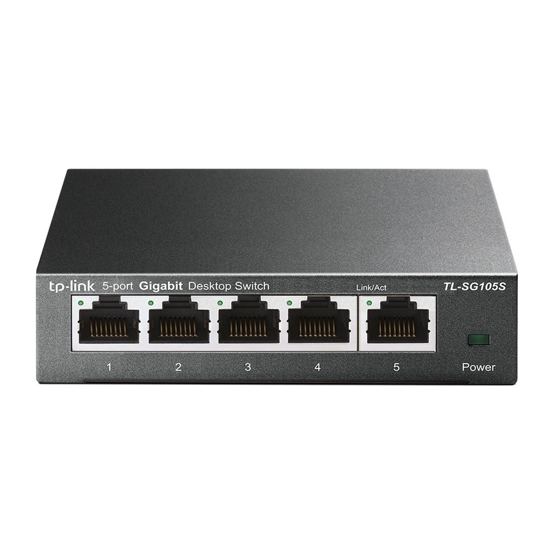 TP-Link TL-SG105S 5-Port 10/100/1000Mbps Desktop Switch (New)