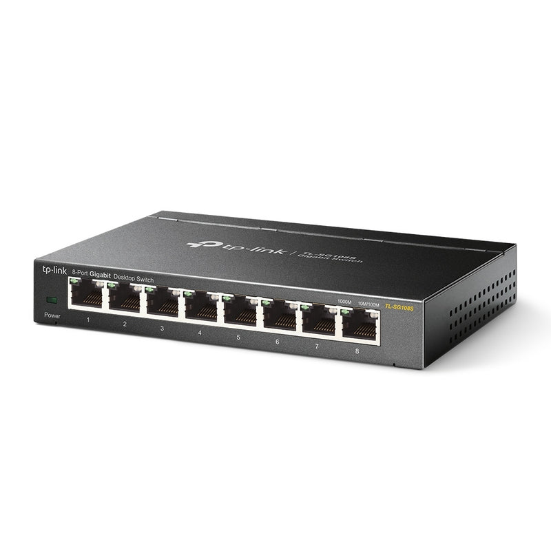 TP-Link TL-SG108S 8-Port 10/100/1000Mbps Desktop Switch (New)
