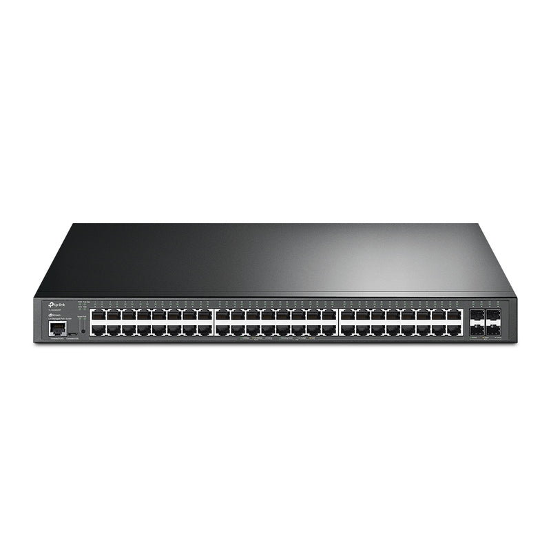 TP-Link TL-SG3452XP JetStream 48-Port Gigabit and 4-Port 10GE SFP+ L2+ Managed Switch with 48-Port PoE+ (New)