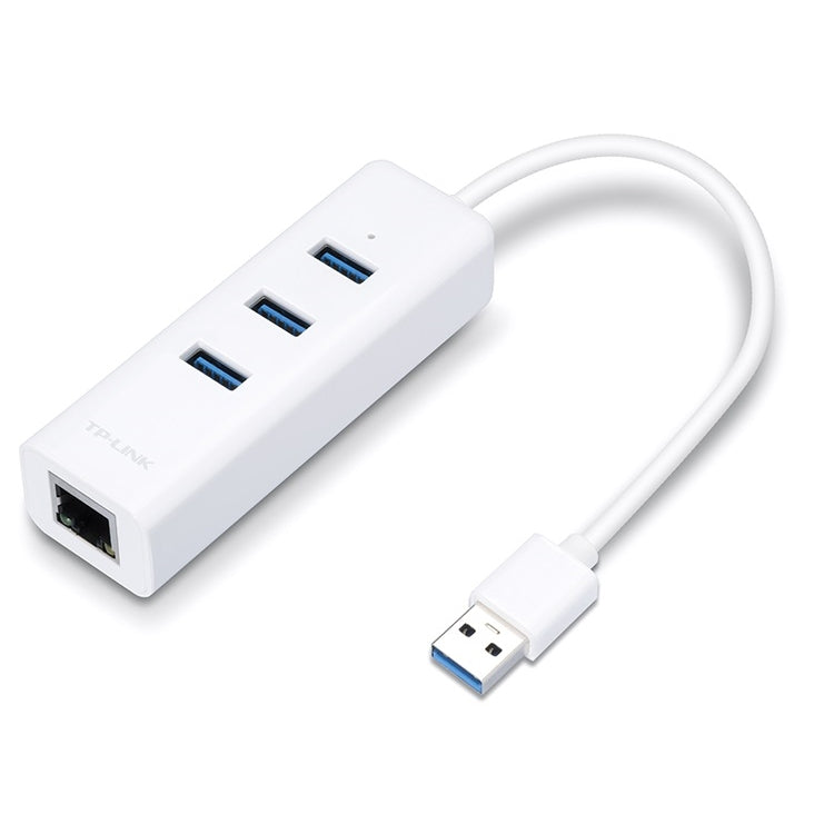 TP-Link UE330 USB 3.0 3-Port Hub & Gigabit Ethernet Adapter 2 in 1 USB Adapter (New)