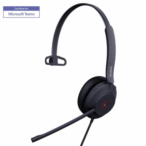 Yealink UH37-MONO-TEAMS USB Wired Mono Headset for Microsoft Teams (New)