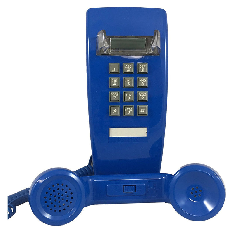 Cortelco 255412-VBA-20M Wall Phone With Volume Blue (New)