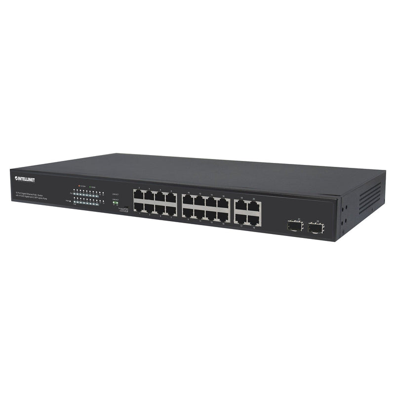 Intellinet 561419 16-Port Gigabit Ethernet PoE+ Switch (New)