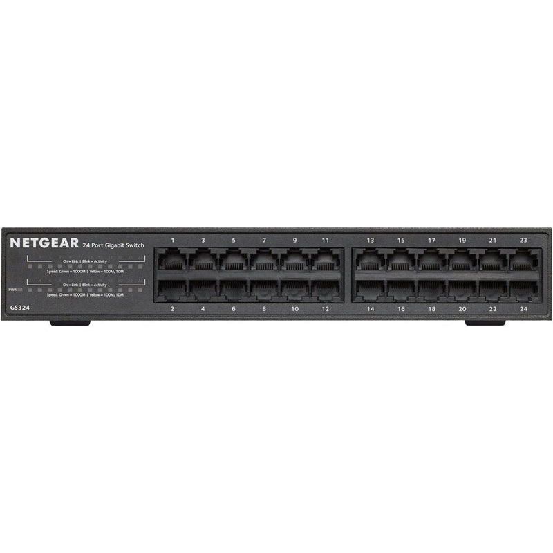 Netgear GS324-200NAS 24-Port Gigabit Ethernet Unmanaged Switch (New)
