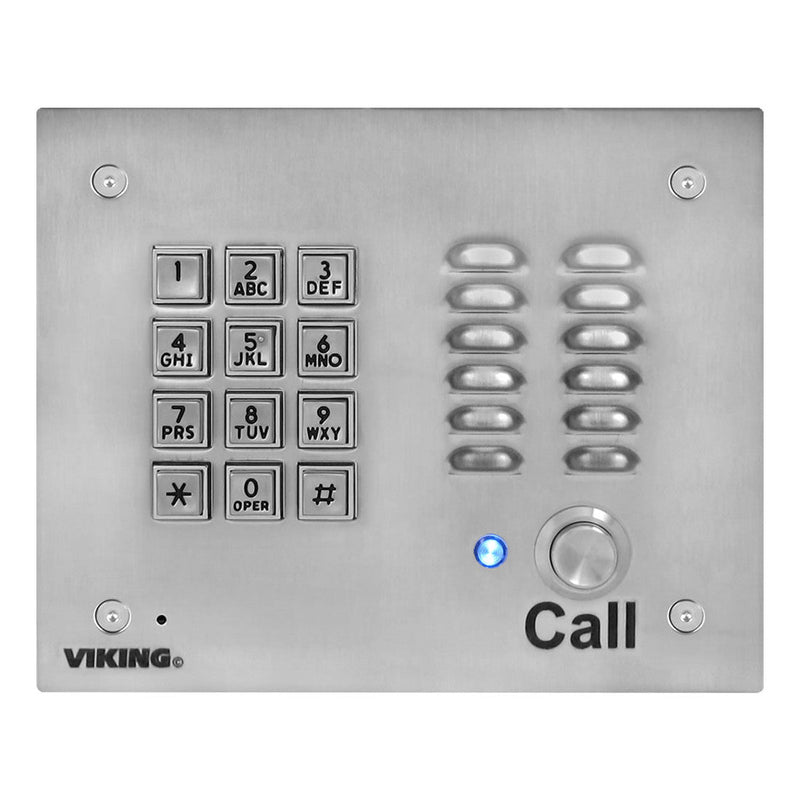 Viking K-1700-IP VoIP Stainless Steel Vandal Resistant Door Entry Phone (New)