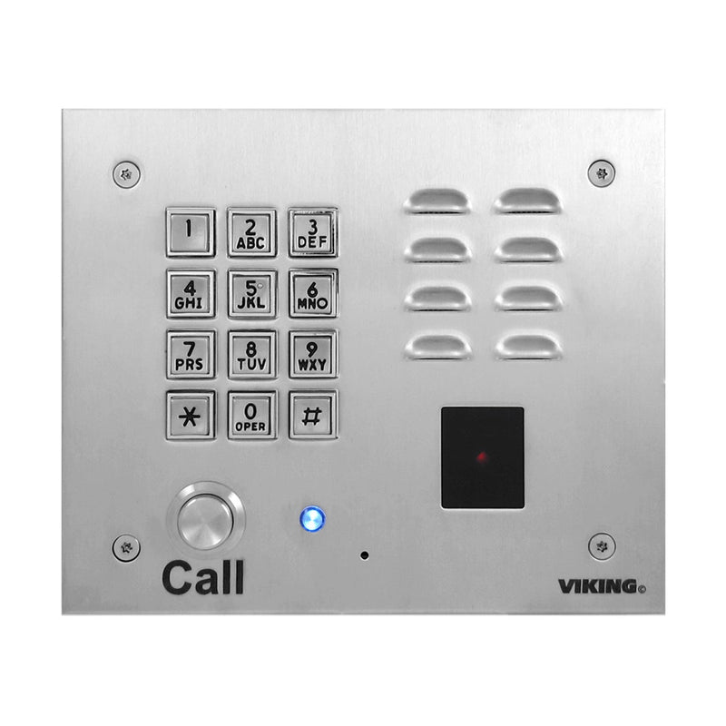 Viking K-1770-IP Steel VoIP Entry Phone With Proximity Reader (New)