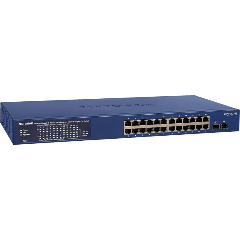 Netgear GS724TPP-100NAS 26-Port PoE Gigabit Ethernet Smart Switch (New)