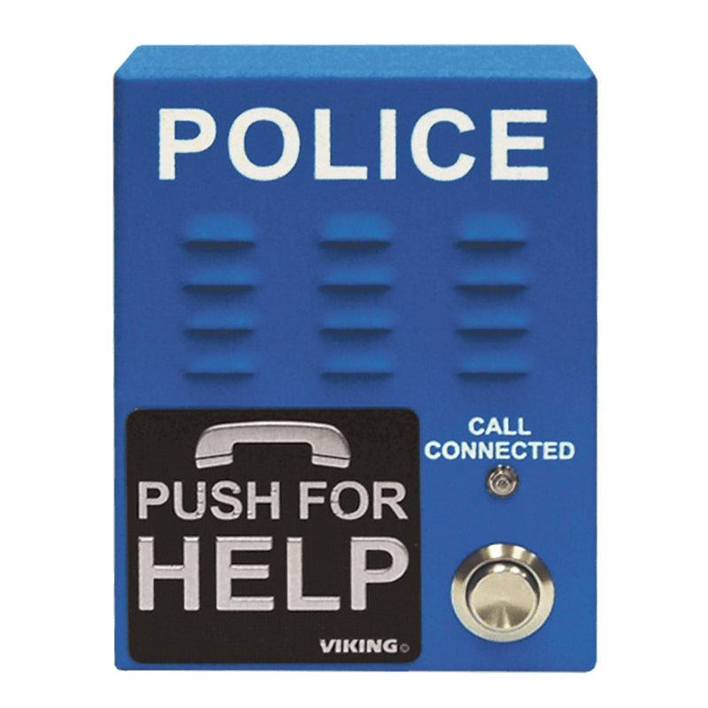 Viking E-1600-60-IPEWP  Blue VoIP Emergency "Police" Phone With EWP (New)