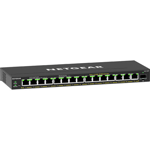 Netgear GS316EP-100NAS 16-Port PoE Gigabit Ethernet Plus Switch (New)