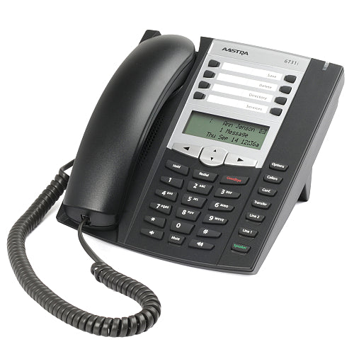 Aastra 6731i A6731-0131-10-01 IP Phone (Black/Refurbished)