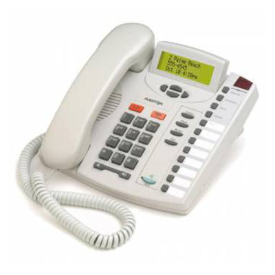 Aastra M9116 A1259-0000-12-05 Caller ID Single Line Phone (Platinum/Refurbished)