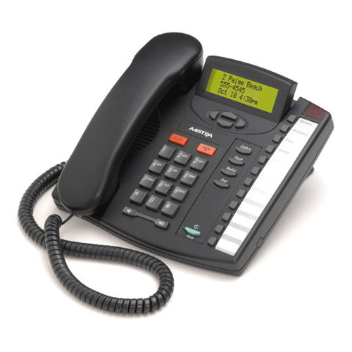 Aastra M9116 Caller ID Single Line Phone (Charcoal/Refurbished)