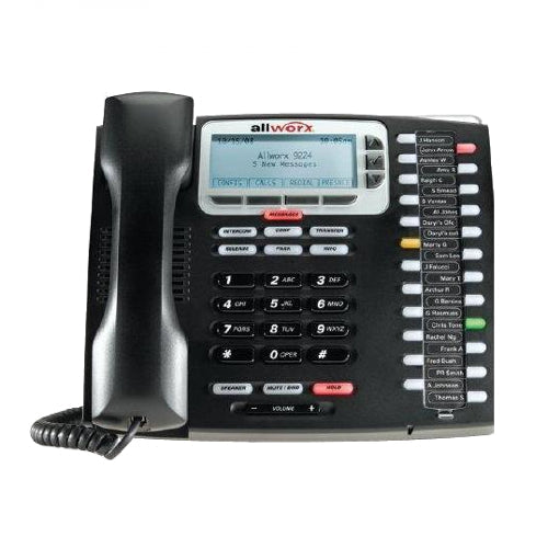 Allworx 8110055 9224 VoIP Phone (Black/Refurbished)