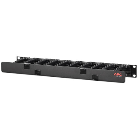 APC AR8602A Horizontal Cable Manager Single-Sided with Cover